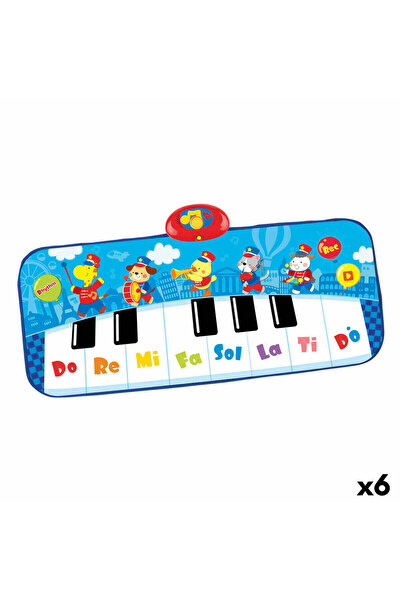 WINFUN Pian de jucărie 90 x 0,5 x 38 cm Animale albastre (6 bucăți)