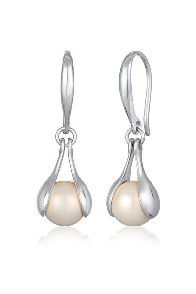 Nenalina Ohrringe Damen Ohrhänger Elegante Tropfenform mit Muschelkern Perlen...