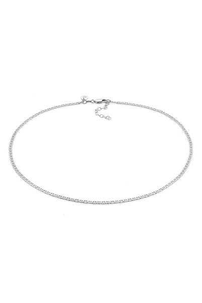ELLI Halskette Damen Choker Bar Kette verstellbar Basic Minimal Trend in 925e...