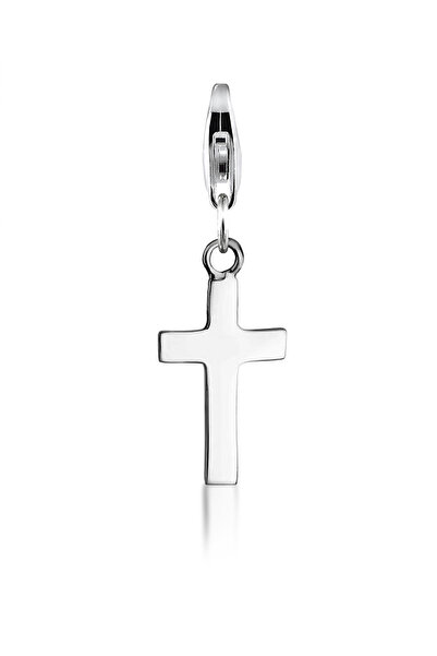 Nenalina Charms Kreuz Symbol Geo Anhänger 925er Sterlingsilber