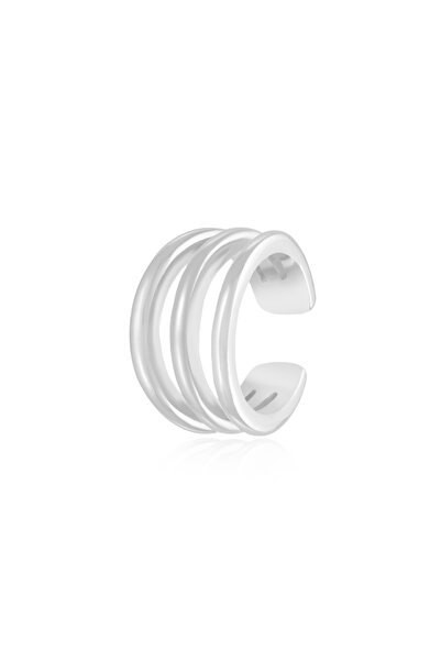 ELLI Ohrringe Damen Earcuff Modern Basic aus 925er Sterlingsilber
