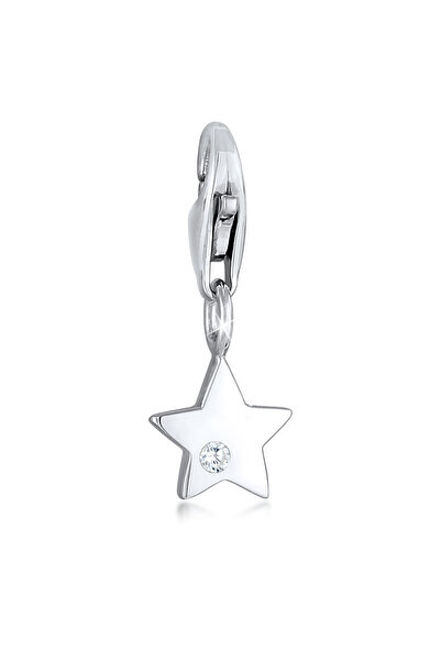 Nenalina Charms Damen Charm Stern Astro aus 925er Sterlingsilber