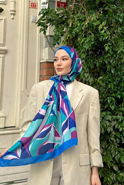 İpekhan Nature Lilyum Soft Shawl Blue 3036-02