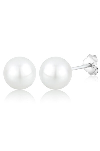 ELLI Earrings Perlen Muschelkernperlen Elegant Basic 925 Silber