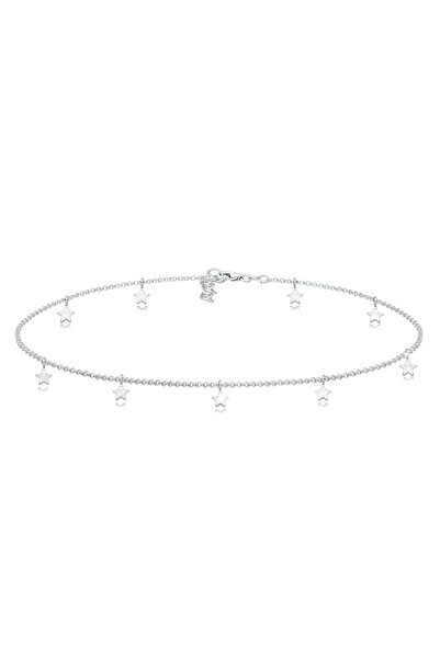 ELLI Halskette Damen Choker Sterne Astro Look Basic aus 925er Sterlingsilber