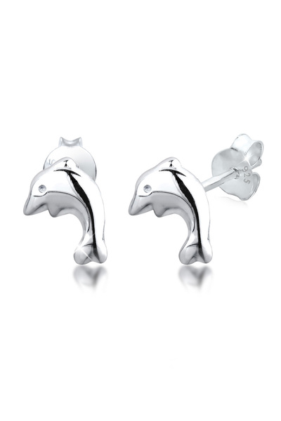 ELLI Earrings Kinder Delfin Fisch Maritim 925 Sterling Silber