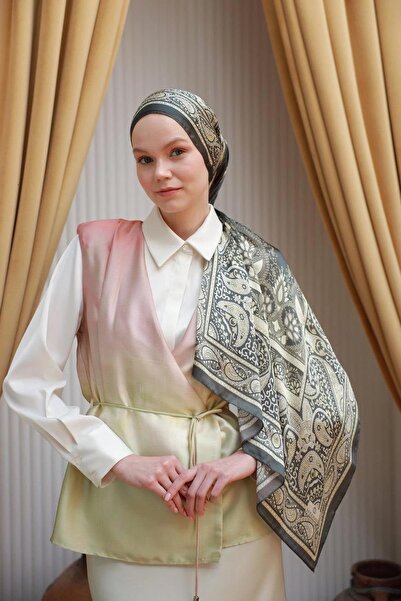 İpekhan Holiday Collection Indian Voile Silk Shawl 5010-06