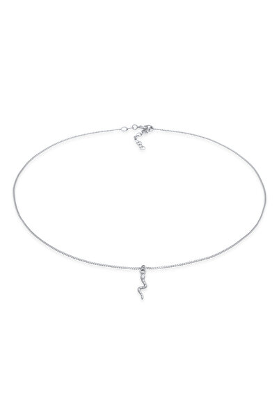 ELLI Halskette Damen Choker Schlangenanhänger Modern aus 925er Sterlingsilber