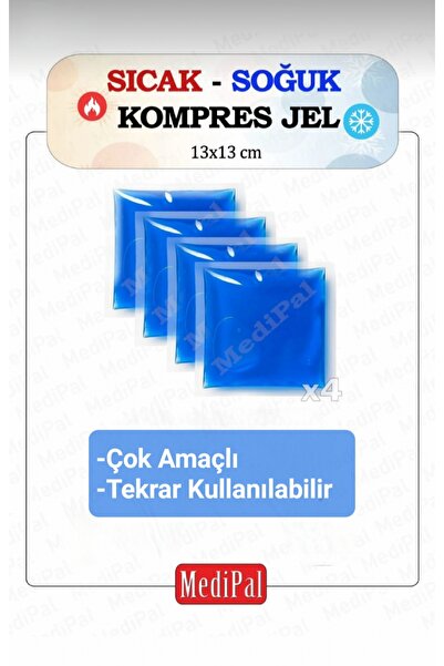 MediPal 4 Adet Sıcak Soğuk Kompres Jel - Termojel - Buz Aküsü - Cold Pack