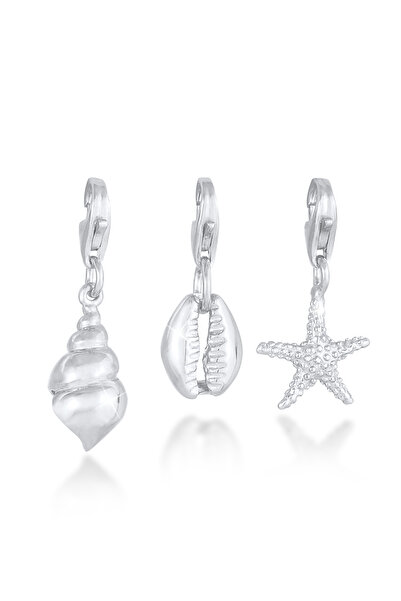 Nenalina Charms-Set für Frauen Charms Seestern Muschel Strand Meer aus 925er ...