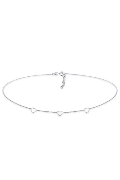 ELLI Necklace Halskette Choker Herz Cut Out Liebe Romantik 925 Silber