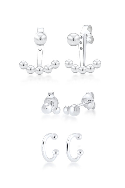 ELLI Ohrringe für Frauen Ohrstecker Ohrklemme Basic Minimal aus 925er Sterlin...