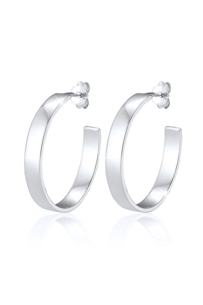 ELLI Earrings Creolen Hänger Basic Geo Trend Blogger 925 Silber
