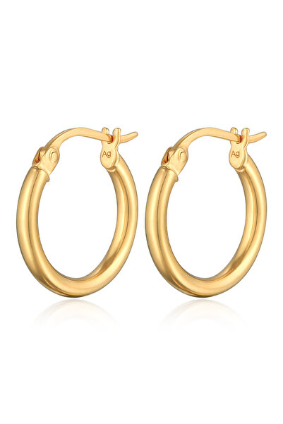 ELLI Ohrringe Damen Creolen Basic Bail Verschluss aus 925er Sterlingsilber