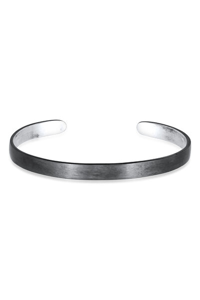 KUZZOI Armband für Herren Basic Matt 925 Sterlingsilber