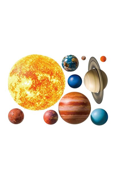 ORIGINAL DEALS Sticker Decorativ Autocolant, Sistemul Solar cu 10 Planete