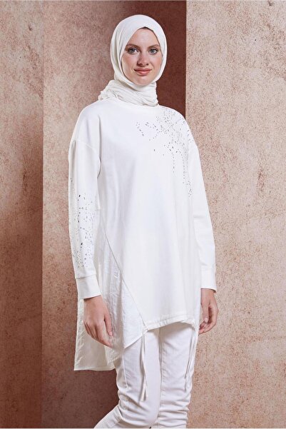 Alvina 44450 موديل سترة رياضية مطبوعة بالأحجار