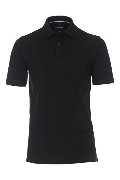 CASAMODA Poloshirt Polo Kurzarmshirt aus Baumwollmix mit Stickerei