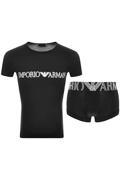 Emporio Armani Kısa Kollu und Boxershort-Pyjama