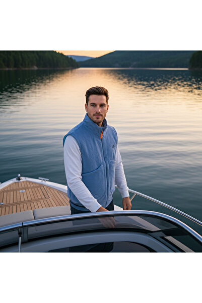 Ersav Marin Polar Yelek Mavi WaterProof (Ultrasonic)/XXL BEDEN