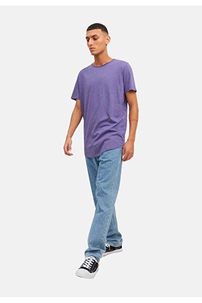 Jack & Jones T-Shirt BASHER Kurzarmshirt mit Rundhalsausschnitt mit offenen K...