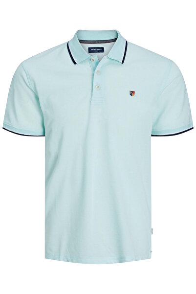 Jack & Jones BLUWIN Polo Kurzarmshirt – mit kontrastierenden Details und Aufk...