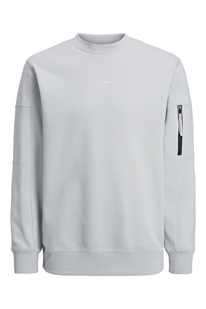 Jack & Jones Pullover-Sweatshirt mit Rundhalsausschnitt, Rippbündchen und Ärm...