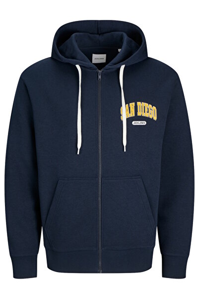 Jack & Jones Jacke BRADLEY VARSITY Kapuzensweatjacke