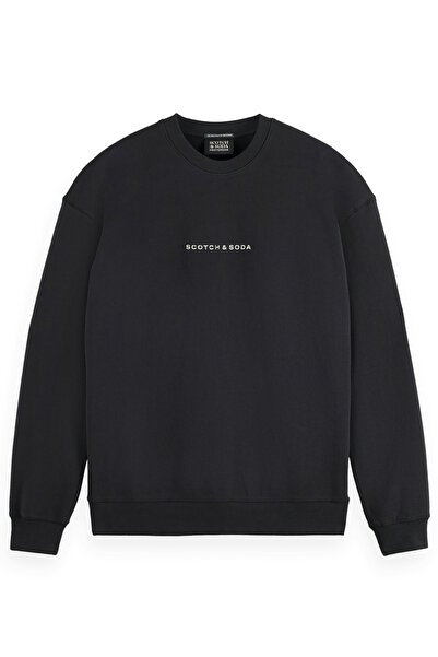 Scotch & Soda Pullover mit Logo vorne auf der Brust