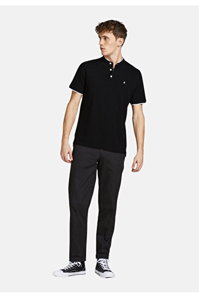 Jack & Jones Shirt T-Shirt mit Stehkragen JJEPAULOS MAO POLO
