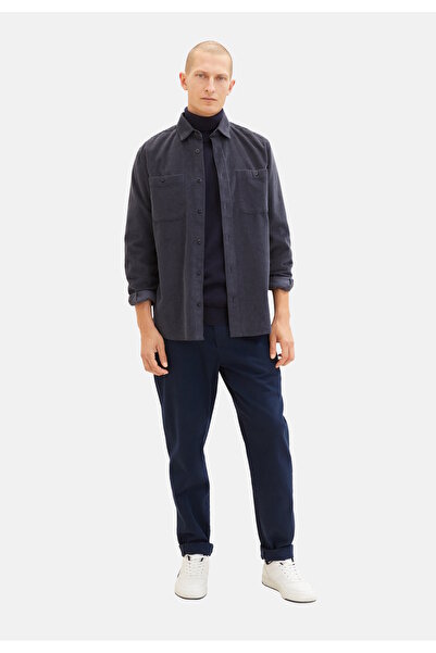 Tom Tailor Pullover mit Rollkragen und Rippbündchen