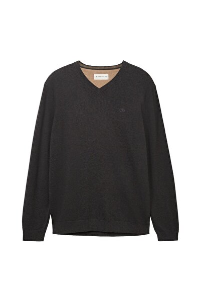 Tom Tailor Pullover Strickpullover V-Neck