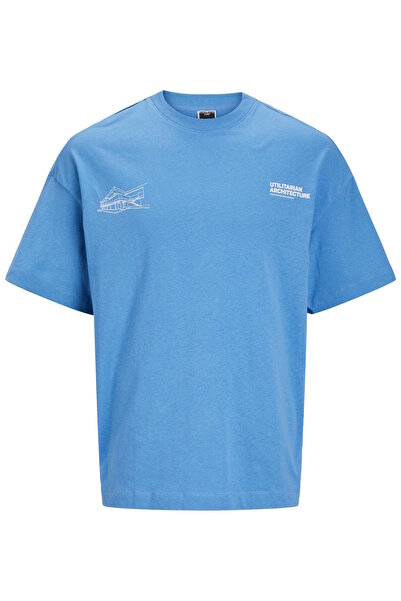 Jack & Jones T-Shirt ARCH Kurzarmshirt mit Rundhalsausschnitt und Print