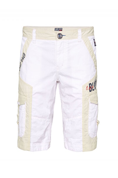 Camp David Normale Formunda Bantlar, Baskılar ve Çıkartmalarla Birlikte Şort Patenci Şortları