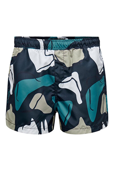 Only & Sons Badehose TODD Bade-Shorts mit elastischem Bund und seitlichem Eingriff