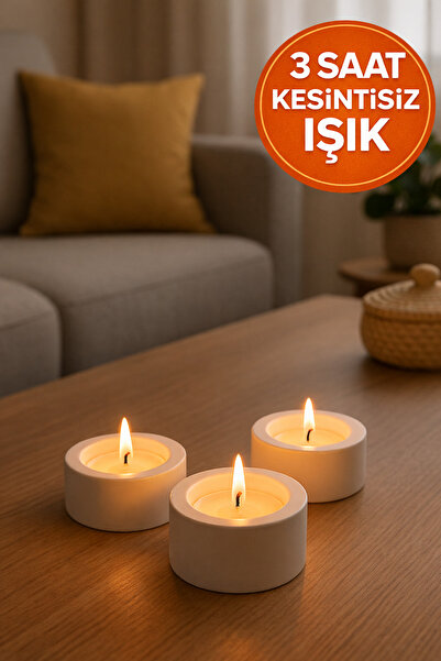 VANTES Tealight Mum Dekor Hediyelik Mumluk 1 Adet