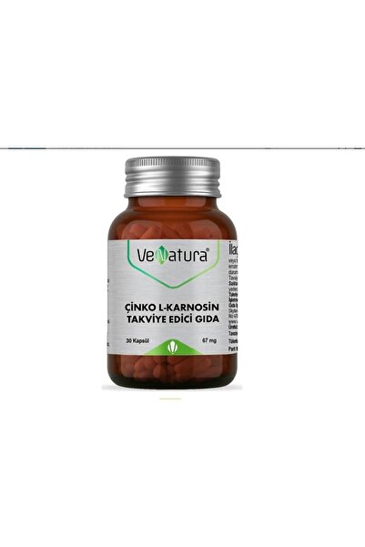 VeNatura Çinko L-Karnosin 67mg 30 Kapsül