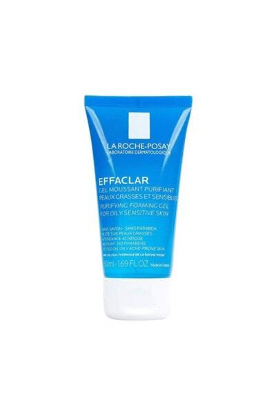La Roche Posay Effaclar Temizleme Jeli 50 ml- Yağlı ve Akneye Eğilim Gösteren...