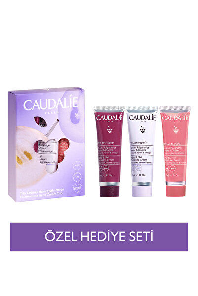 Caudalie Nemlendirici El Bakım Kremi Üçlüsü - El Bakım Kremi 30 Ml