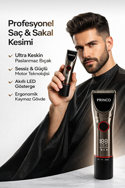 Princo Şarjlı Saç Sakal Tıraş Makinası Pr-660