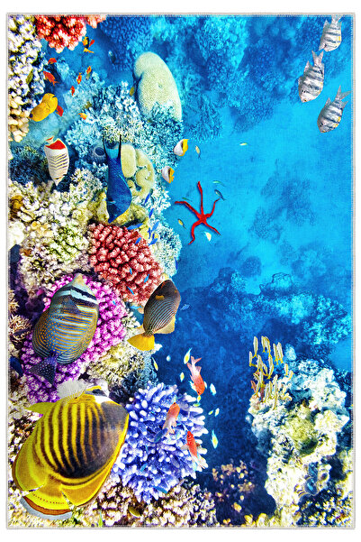 Homefesto Halı,dekoratif, Özel Tasarım , Yıkanabilir,ince, Kaymaz Tabanlı Mod...