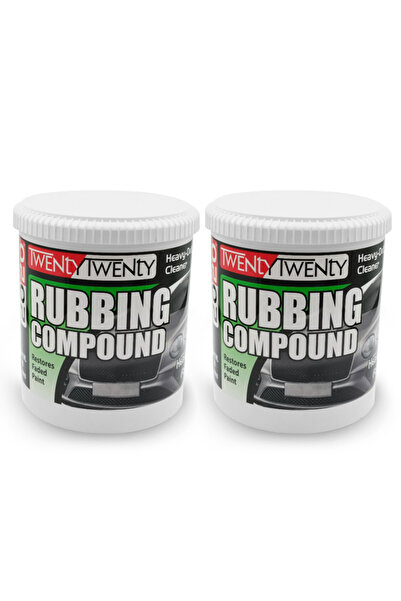 Twenty Twenty Heavy-Duty Rubbing Compound (2 PCS): Restores Faded Paint, Deep Cleaning Action
