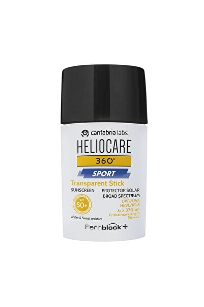 Heliocare 360º Sport Stick Transparent SPF50+ (25g)
