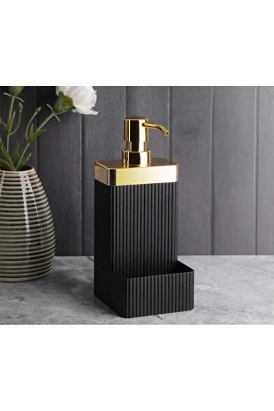Perotti 13152 Lisbone Siyah Altın Sıvı Sabunluk