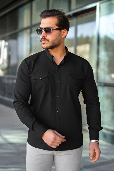 masso moda Slim Fit Jeans - Kot Erkek Gömlek Günlük Kullanıma Uygun