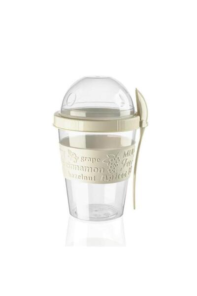 Titiz Take'n Go Take'n Go حاوية الزبادي مع غطاء وملعقة