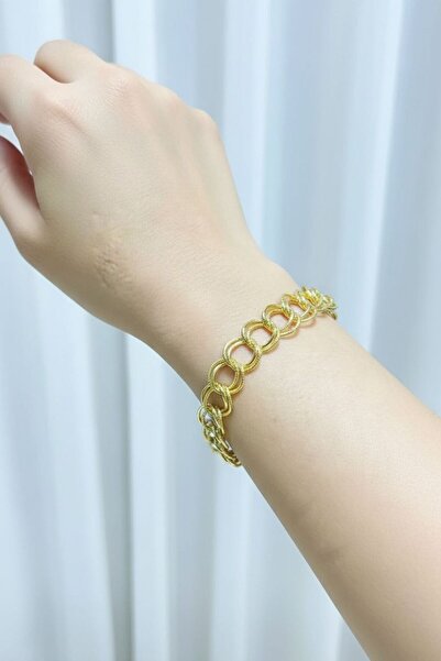 kuyumcu nurettin 4.75 gr (GRAM) Samanyolu Bileklik Künye 14 Ayar Altın