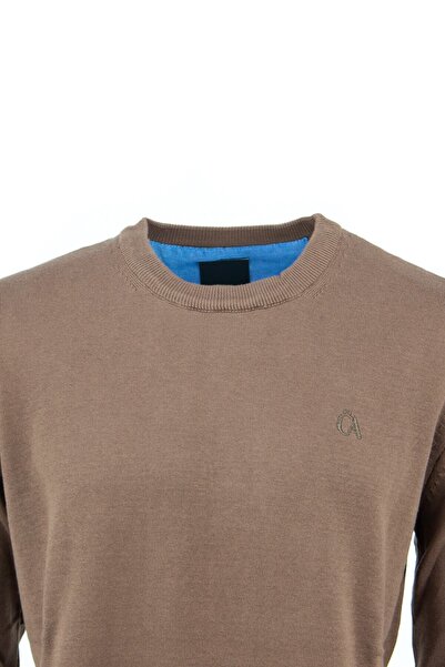 Oppland Men's Winter Crew Neck Long Sleeve Solid Color Comfortable Cut Cotton...