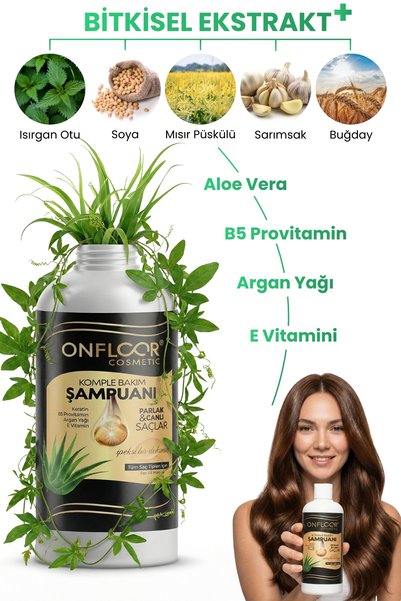 ONFLOOR Anti-Hair Loss Shampoo 400 ml - Care for Colored and Damaged Hair