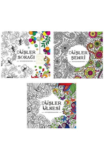 Karatay Yayınları Mandala Her Yaş Için Boyama 3 Kitap